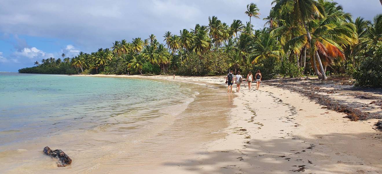 Freizeit a Strand in der Dominikanischen Republik 