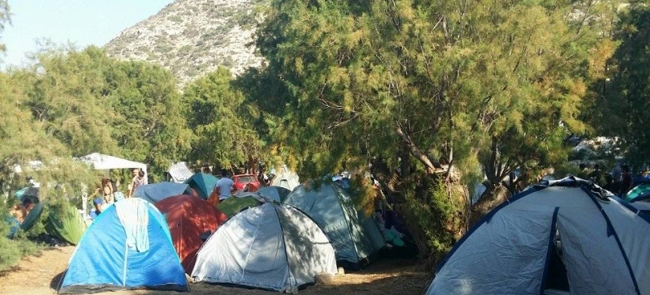 Ankunft im Zelt-Camp auf Kreta