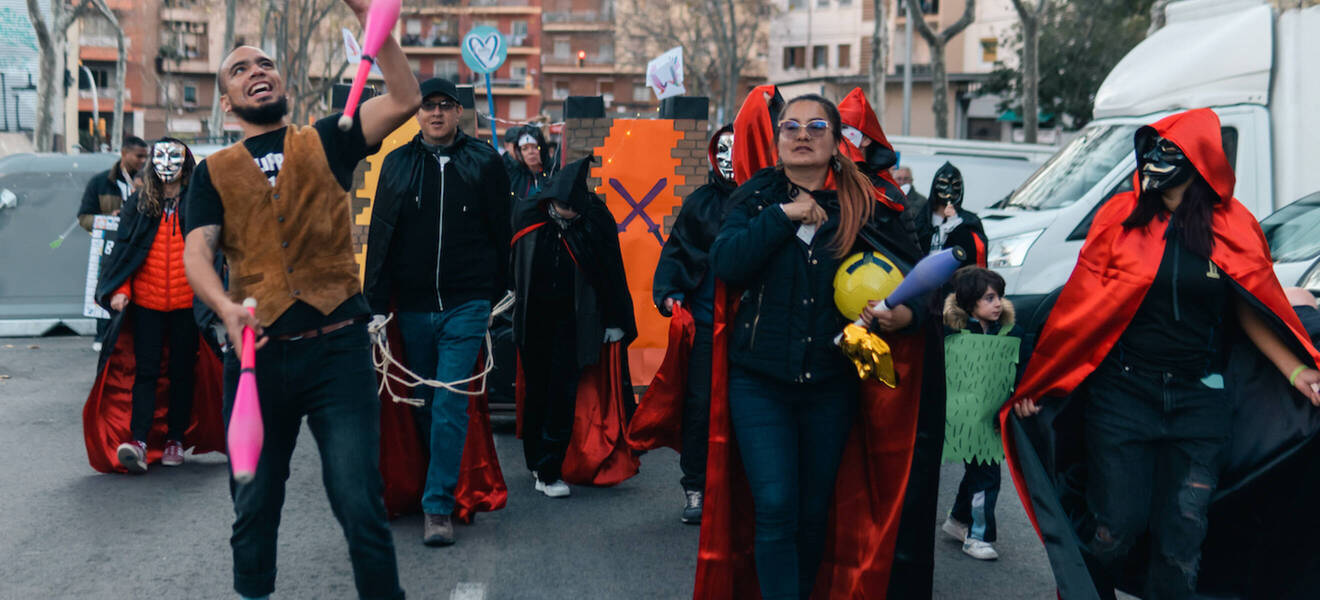 Barcelona Freiwilligenarbeit Community Building