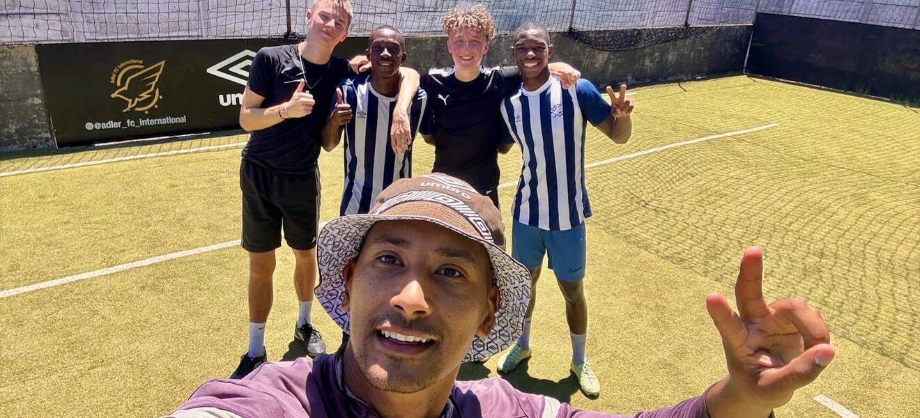 Gruppenfoto Fußballtrainer in Kapstadt