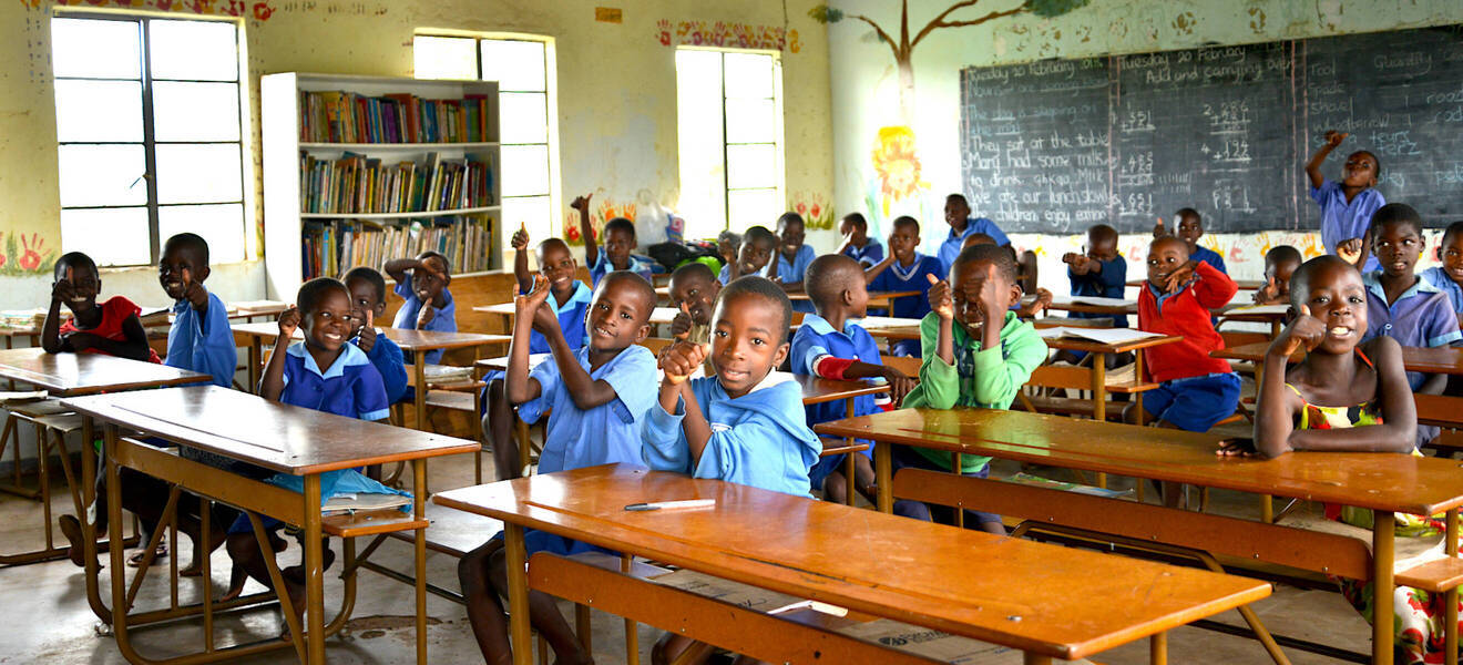 FSJ an einer Schule in Afrika