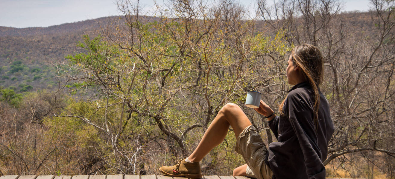 Ranger im Nationalpark in Südafrika