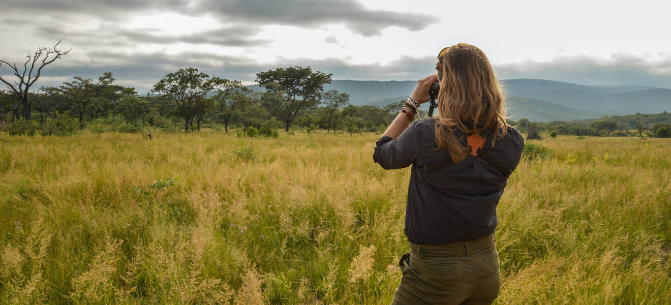 Arbeiten im Nationalpark in Südafrika