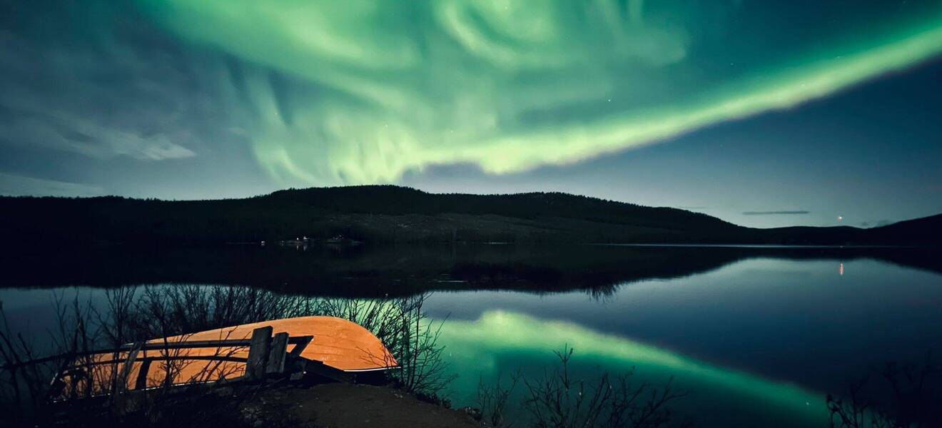 Polarlichter über Schweden