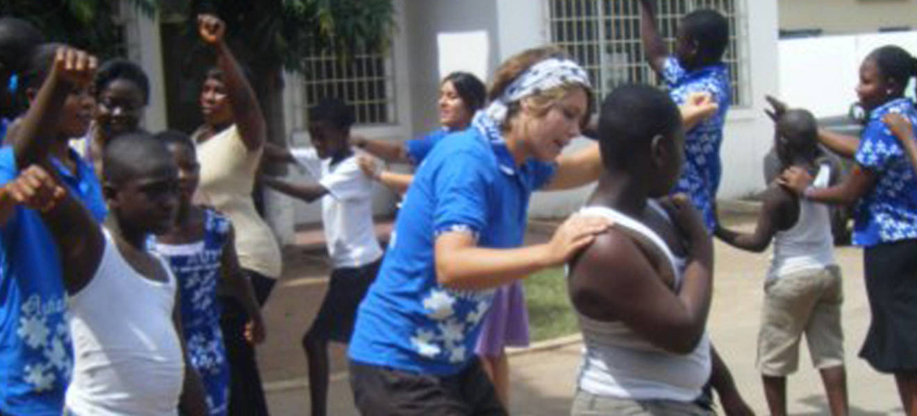 Project with autistic children in Ghana