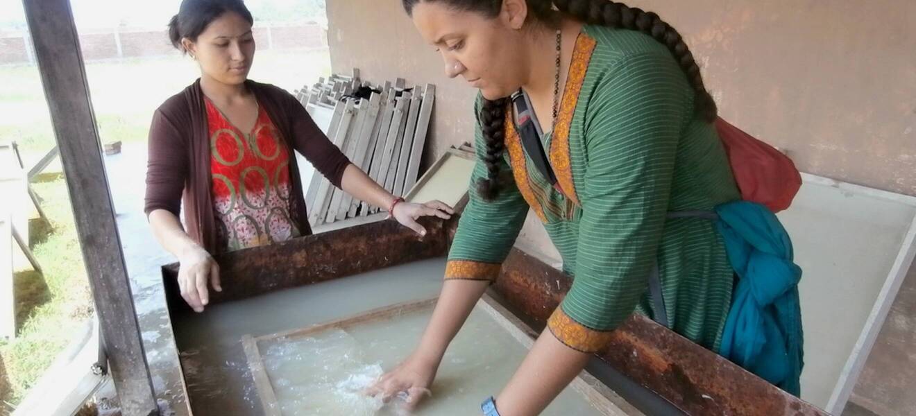 Freiwilligenarbeit im Recycling Projekt in Nepal
