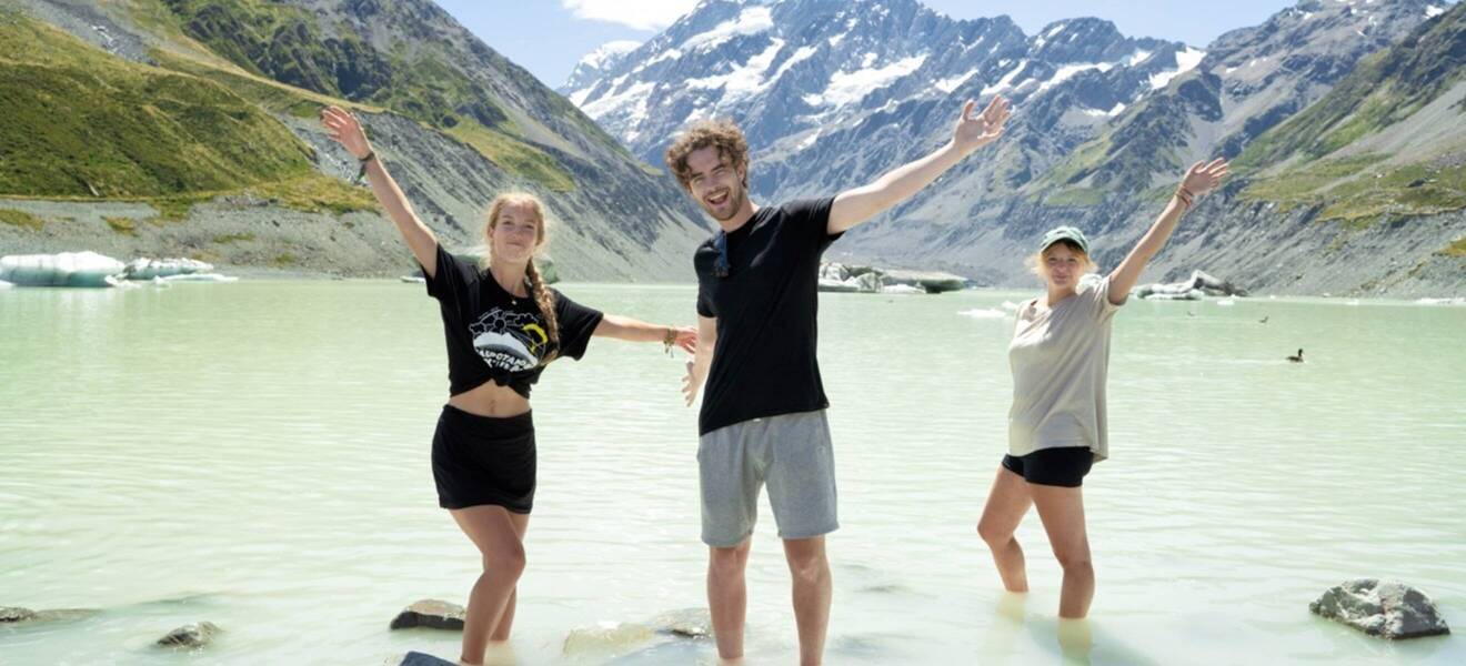Island Hooker Valley Gletscher