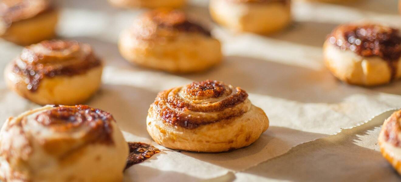 Schwedische Zimtschnecken