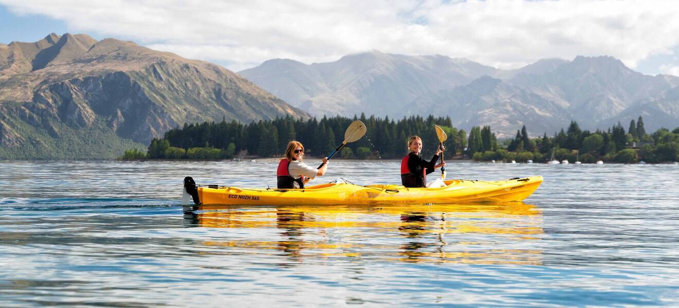 Kayaktour in Neuseeland