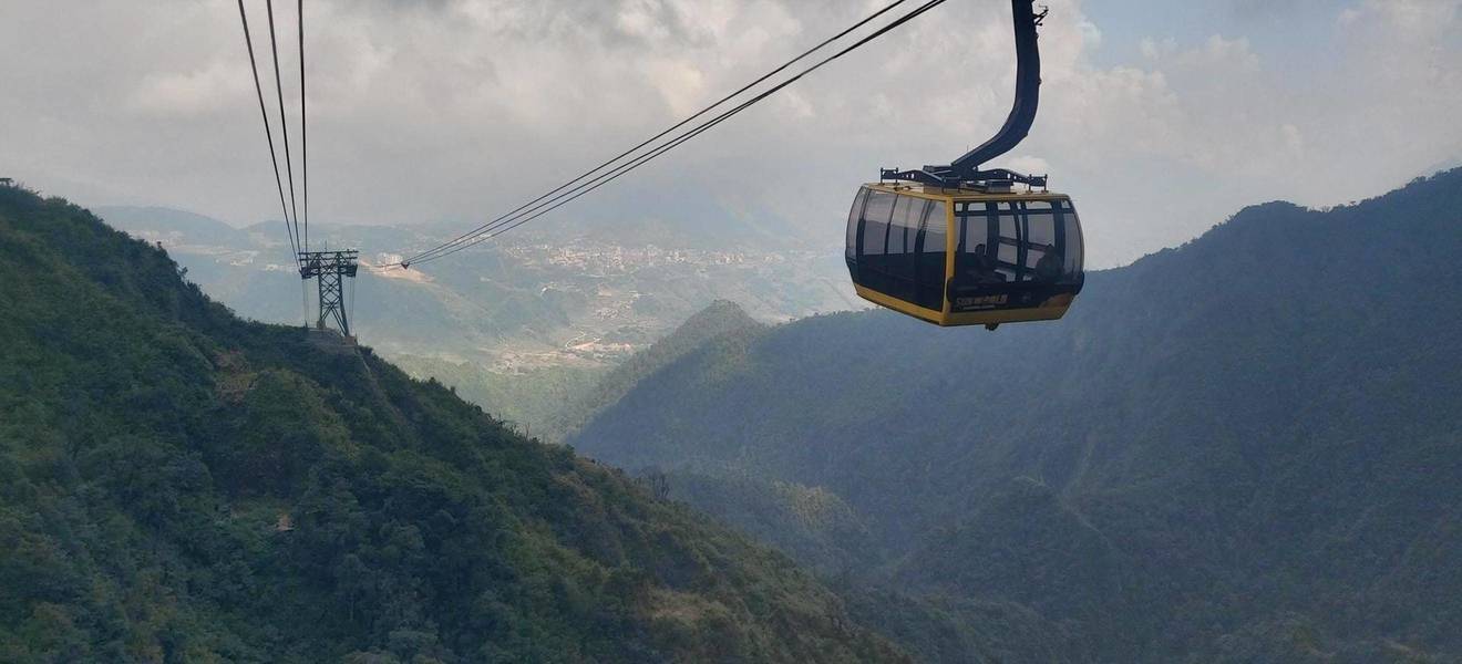 Cable car in Fansipan