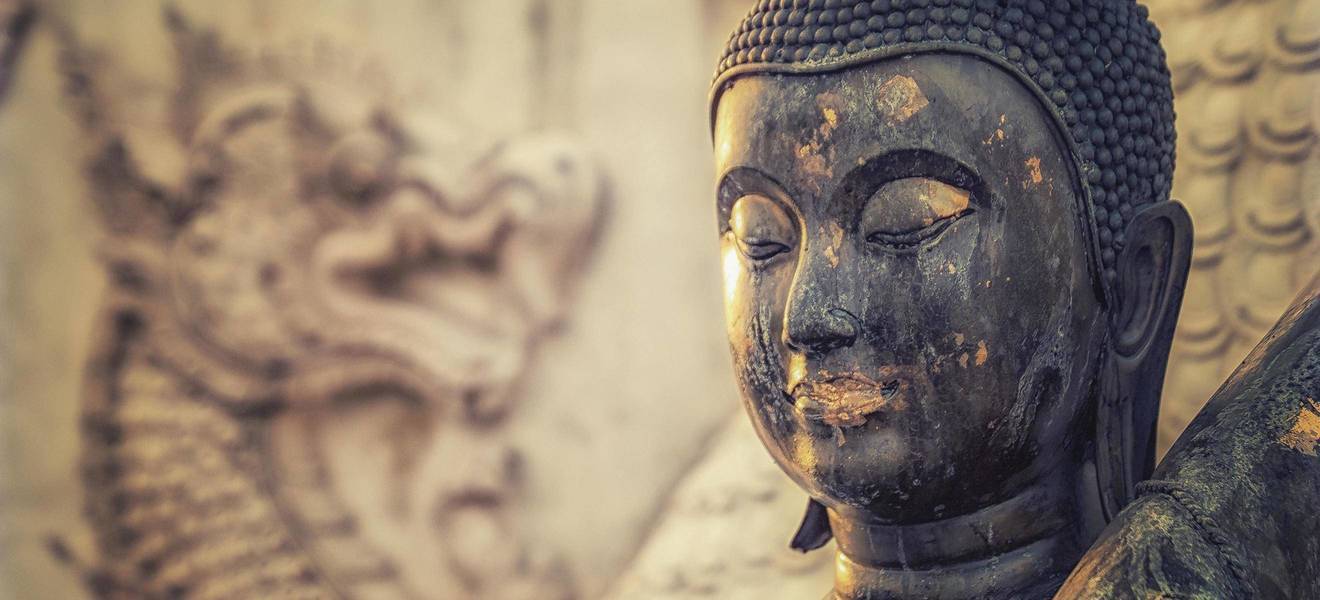 Buddhismus Statue im Tempel