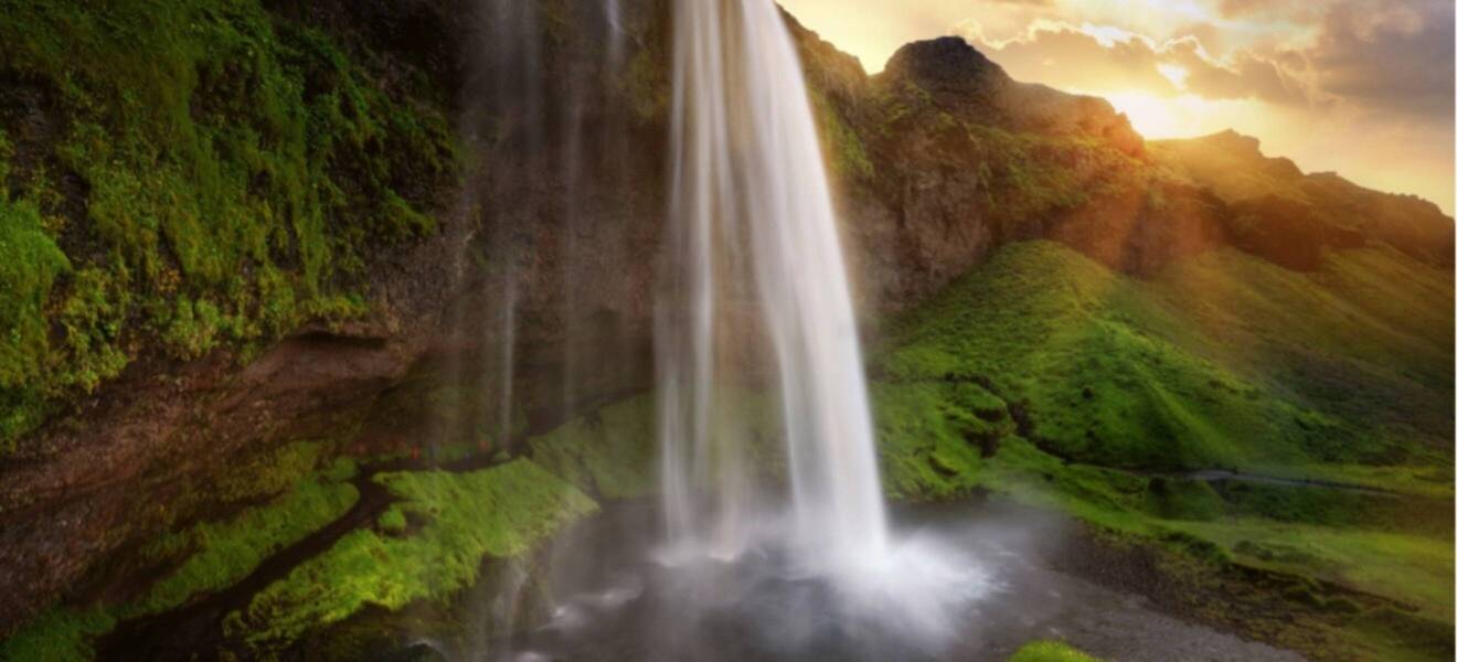 Wasserfälle an der Südküste auf der Island Tour