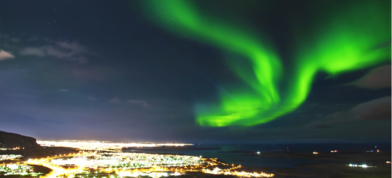 Polarlichter über Island