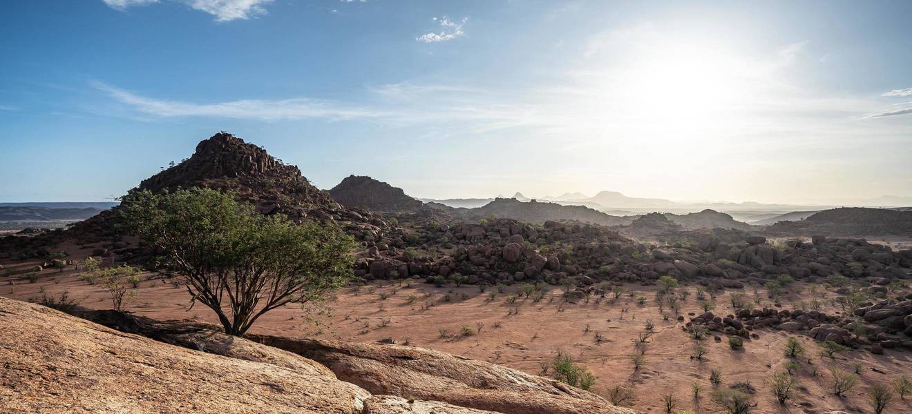 Wüstenregion Damaraland in Namibia