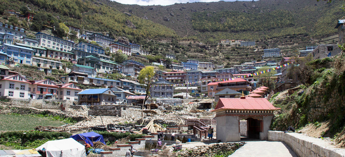 Namche Bazar in Nepal