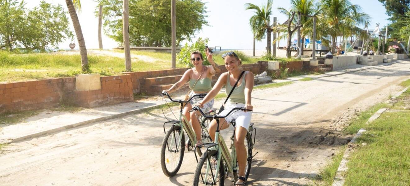 Entspannung pur - Gili Fahrradtour