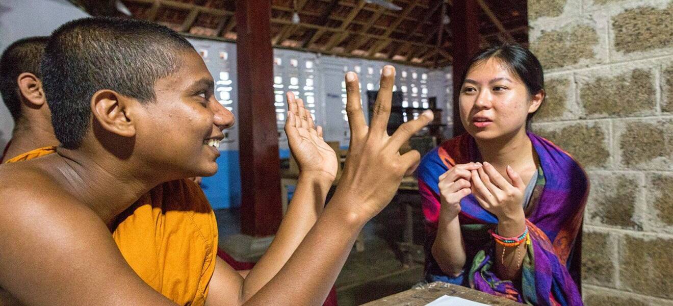 Buddhistisches Kloster in Mirissa
