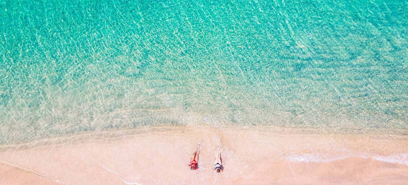 Volunteers am Strand