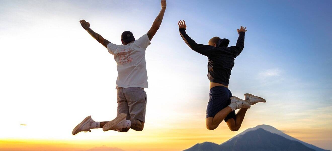 Sonnenaufgang am Mount Batur