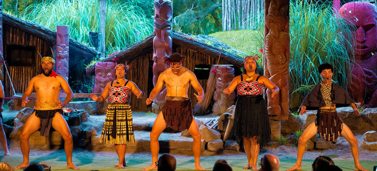 Haka-Vorführung in Rotorua