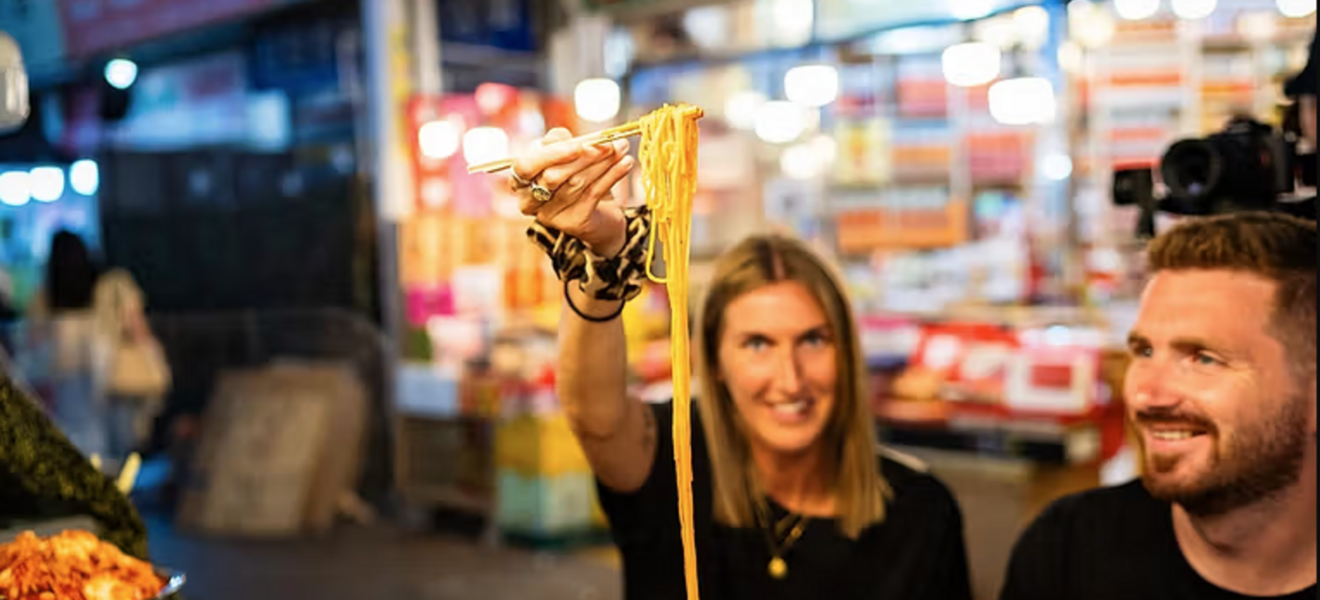 Essen im Gwangjang Markt