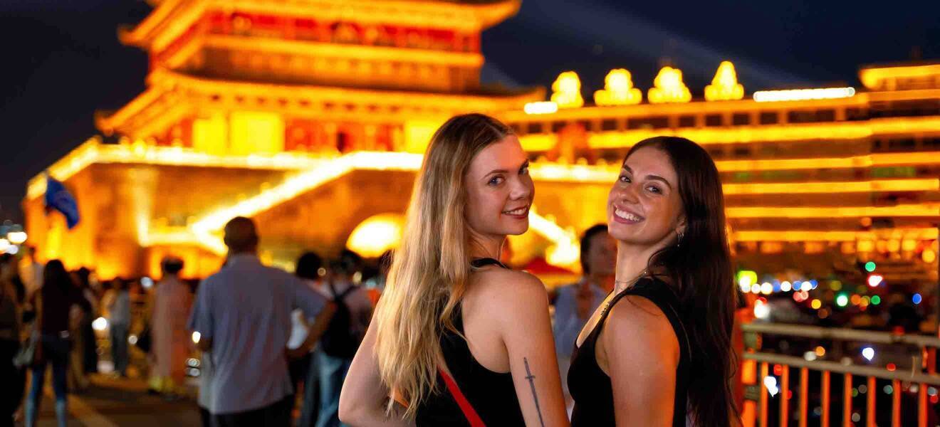 Xi'an bei Nacht