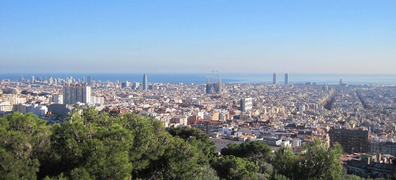 Blick über Barcelona
