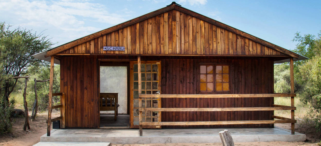 Volunteer-Dorf im Tierschutzprojekt in Namibia