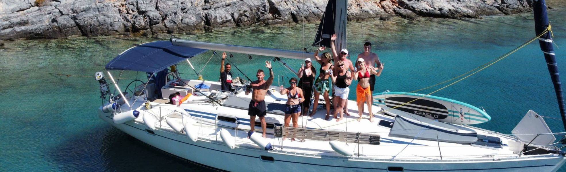 Volunteers bei ihrem Auslandspraktikum in Griechenland