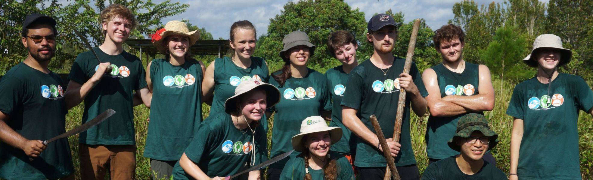 Volunteers bei ihrer Freiwilligenarbeit im Naturschutz - Tätigkeitsbereiche
