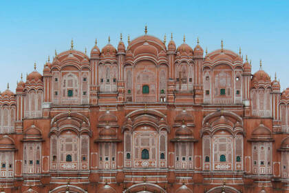 Blick auf Hawa Mahal