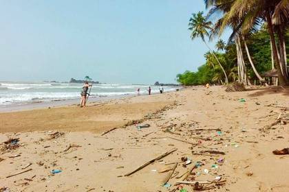 Müll Recycling Projekt in Ghana