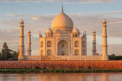 Taj Mahal im Sonnenlicht