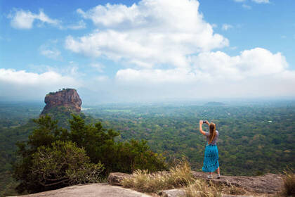 Ausblick bei Sigiriya