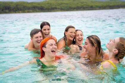 Baden im Lake McKenzie auf Fraser Island