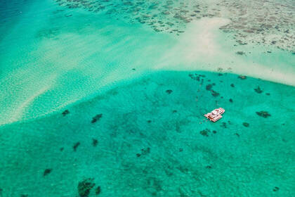 Mit dem Boot bei den Whitsundays