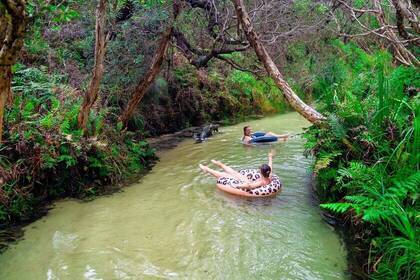 Unterwegs mit dem Schwimmreifen - Fraser Island
