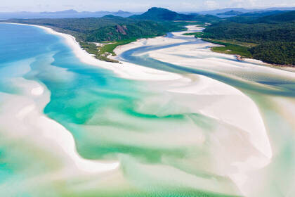 Blick auf die beeindruckenden Whitsundays