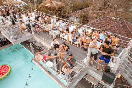 Entspannter Abend in Indonesien