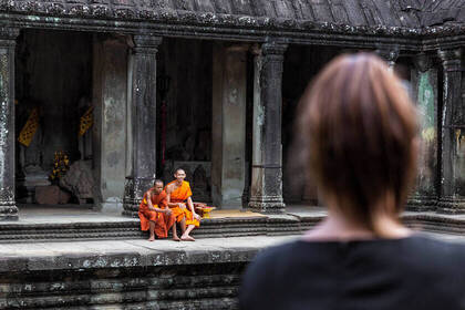Angkor Wat Mönche