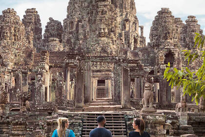 Bayon Tempel Eingang 