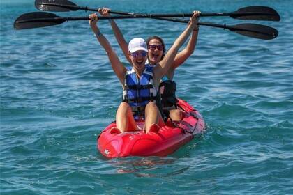 Kayaking auf Tortuga Island