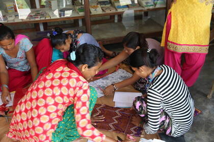 Recycling Freiwilligenarbeit Projekt Nepal