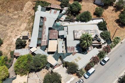 Tierheim auf Kreta Luftaufnahme