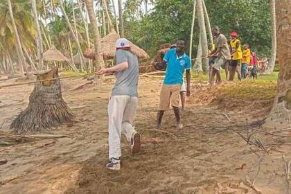 Volunteers bei der Arbeit