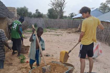 Arbeit mit Einheimischen