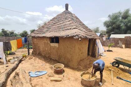 gebautes Haus im Projekt