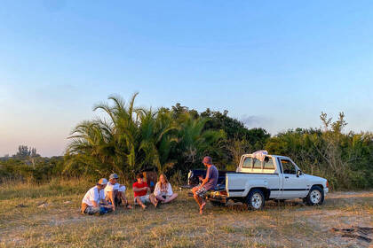 Freiwillige während ihrer Freizeit