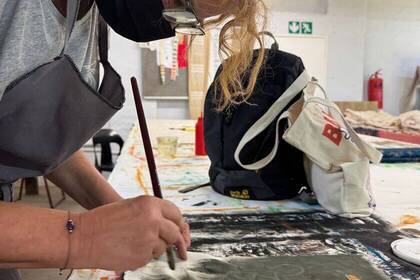 Volunteer bei der Arbeit