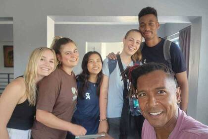 Abreisetag der Volunteers der Schule für autistische Kinder in Kapstadt